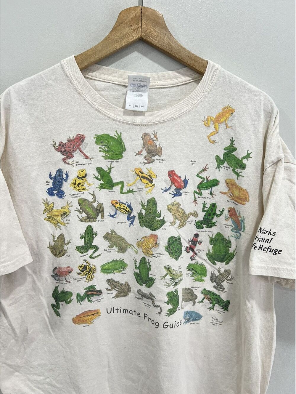 Vintage Frog Guide Tee Shirt animal wildlife - Picture 2 of 4